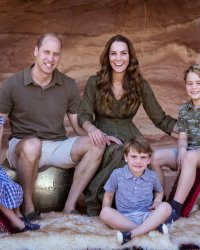 Pour sa carte de voeux, la famille du prince William pose en pleine nature