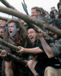 Quand Nagui se moque de Mel Gibson et son film Braveheart