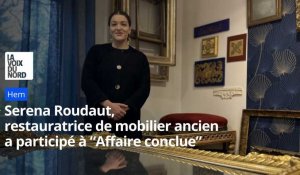 Serena Roudaut, restauratrice de mobilier ancien à Hem