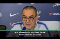 Chelsea - Sarri n'est pas inquiet pour Morata