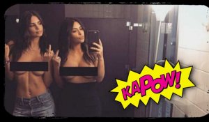 Hot ! Emily Ratajkowski, Kim Kardashian... Les stars se dénudent sur Instagram !