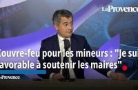 Darmanin face aux lecteurs de La Provence : couvre-feu pour les mineurs, il soutient les maires