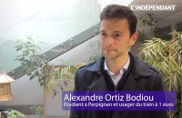 Alexandre Ortiz Bodiou : étudiant et usager du train à 1 euro