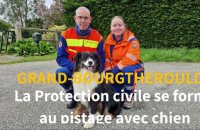 La Protection civile Normandie Seine se forme au pistage avec chien