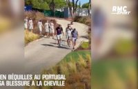 PSG : Tuchel en béquilles au Portugal après sa blessure à la cheville