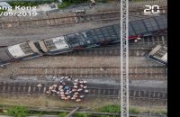 Hong Kong: Un métro déraille à l'heure de pointe, huit personnes blessés