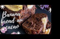 Banana bread au cacao vegan