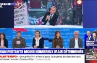 Story 1 : Grève contre la réforme des retraites: des manifestants moins nombreux mais déterminés - 10/12