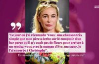 Christophe : Emmanuelle Béart dévoile son dernier projet avant sa mort