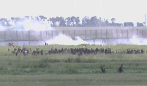 Journée de la Terre: des Palestiniens manifestent à la frontière entre Gaza et Israël