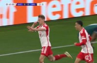 Kimmich marque d'une tête rageuse pour envoyer provisoirement le Bayern en demies !