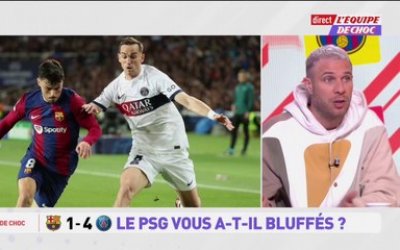 FC Barcelone 1-4 Paris : Le PSG a-t-il été bluffant ? - L'Équipe de Choc - extrait