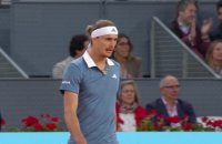 Madrid - Zverev solide face à Coric