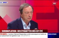 Affichage concernant la "shrinkflation": "Nous sommes dépendants de l'information que nous donne l'industriel", affirme Michel-Édouard Leclerc