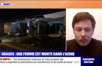 "Elle a été emportée par les eaux lorsque la façade de sa maison a cédé": la préfecture de l'Aisne revient sur les circonstances de la mort d'une femme après une coulée de boue