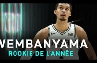 Spurs - Wembanyama, Rookie de l'année