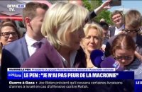 "Je n'ai peur de rien, et encore moins de la macronie": Marine Le Pen occupe le terrain à un mois des élections européennes