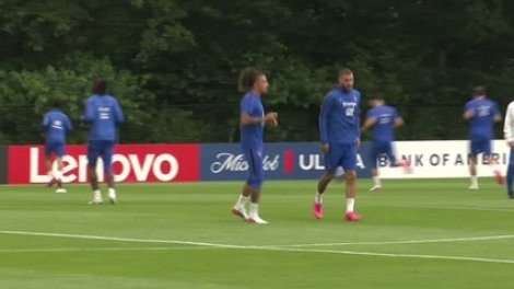 Les Bleus back in training after a difficult defeat
