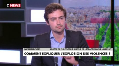 Nathan Devers Nathan Devers, agrégé de philosophie : «Il y a une impossibilité de  canaliser la violence» sur Orange Vidéos