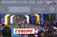 Rollin efface le record de France de Daunay - Athlétisme - Marathon (F) - Séville