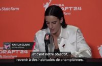 Indiana Fever - Caitlin Clark, premier choix de la draft : "Retrouver des habitudes de championnes"