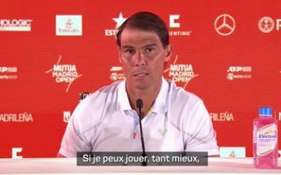 Madrid - Nadal : "Si Roland-Garros avait lieu aujourd'hui, je déclarerais forfait"