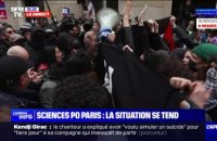 La situation se tend à Sciences Po Paris depuis l'arrivée d'un autre groupe de manifestants