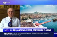 "J'en suis très fier": Albert Corrieri, centenaire et ancien déporté, portera la flamme olympique à Marseille