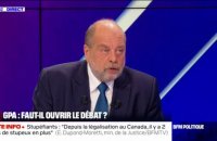 GPA: "ce qui me gêne, c'est une possible marchandisation du corps de la femme", estime Éric Dupond-Moretti, même si "le débat n'est pas clos"