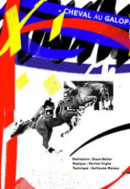 Affiche de Cheval au galop