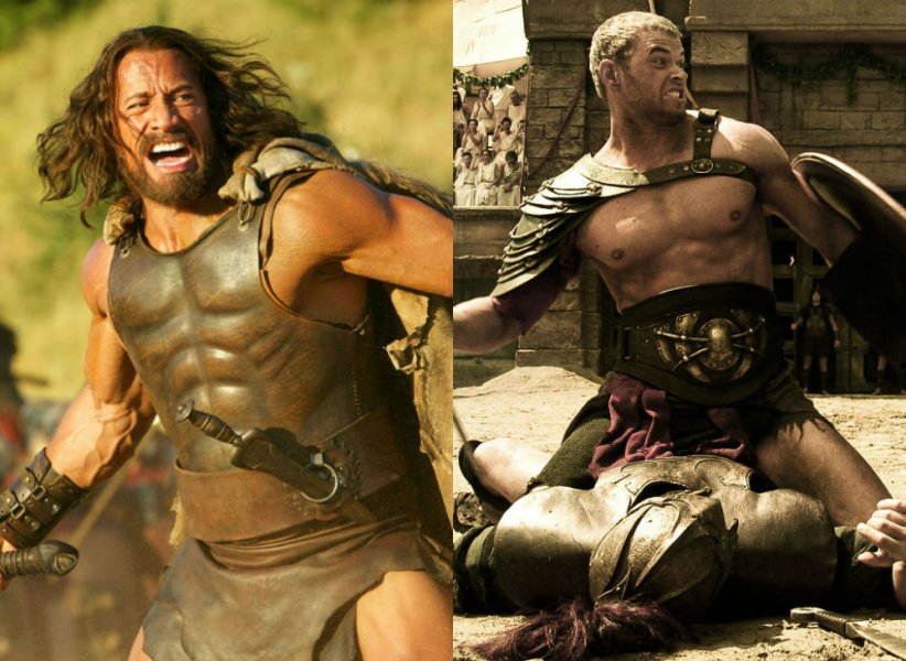 Dwayne Johnson et Kellan Lutz pour Hercule Dwayne Johnson et Kellan Lutz pour Hercule