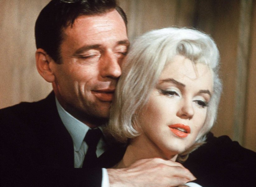 Yves Montand avec Marilyn Monroe dans "Le Milliardaire" (1960) de George Cukor Yves Montand avec Marilyn Monroe dans "Le Milliardaire" (1960) de George Cukor