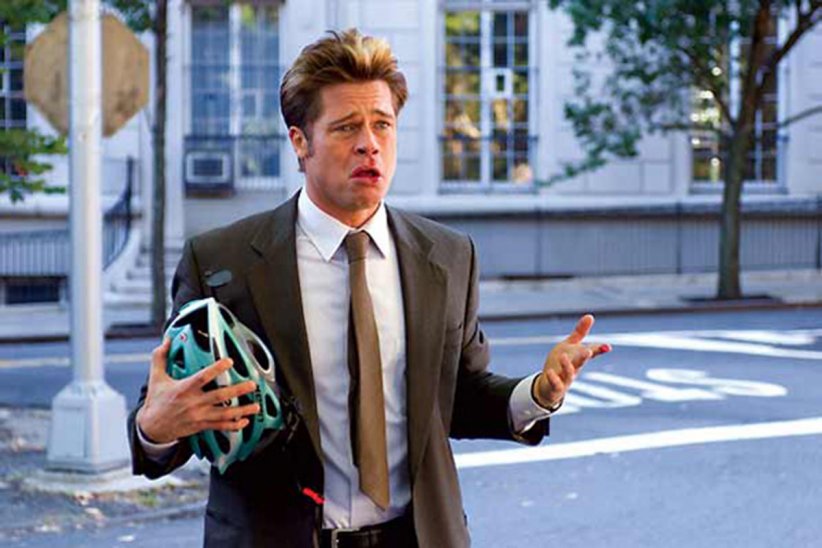 Quand Brad Pitt joue à l'idiot Quand Brad Pitt joue à l'idiot