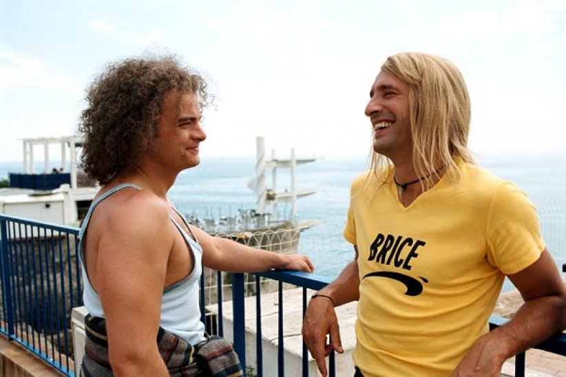 Jean Dujardin et Clovis Cornillac dans "Brice de Nice" Jean Dujardin et Clovis Cornillac dans "Brice de Nice"