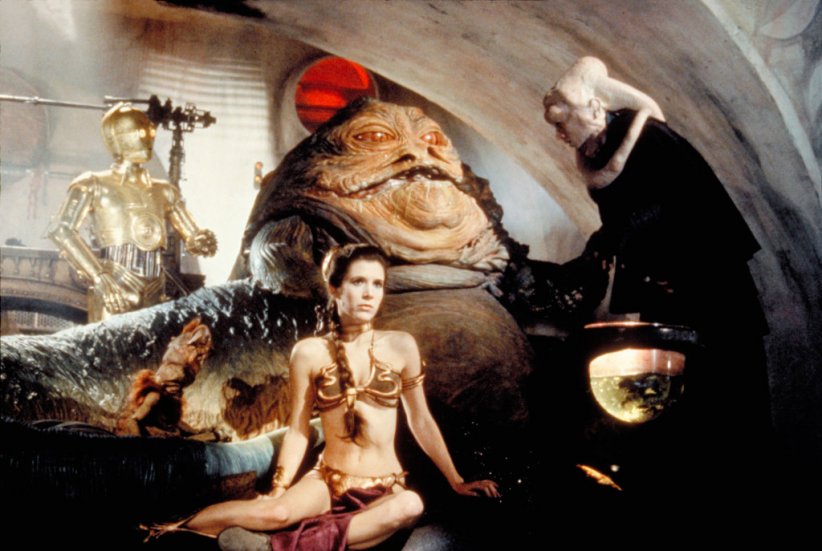 Carrie Fisher dans "Star Wars : Episode VI - Le Retour du Jedi" Carrie Fisher dans "Star Wars : Episode VI - Le Retour du Jedi"
