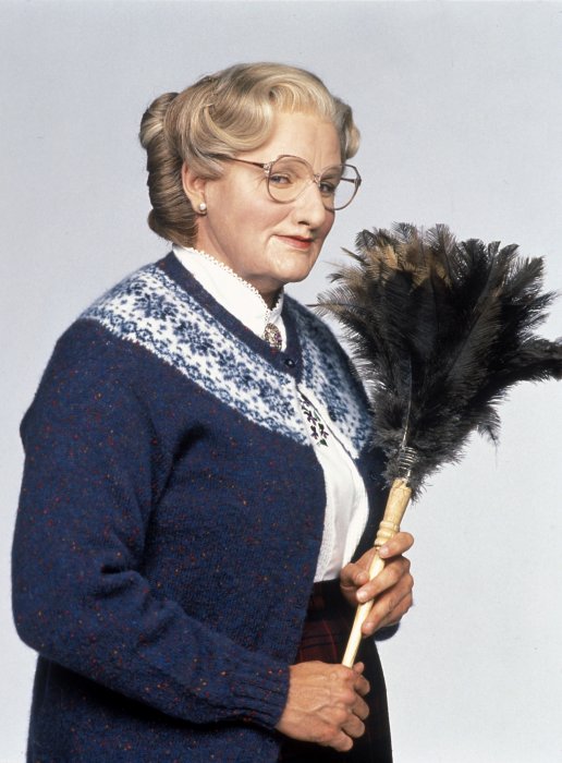 Robin Williams dans "Madame Doubtfire" Robin Williams dans "Madame Doubtfire"