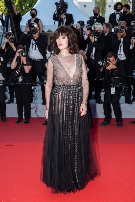 Isabelle Adjani en robe transparente Isabelle Adjani en robe transparente