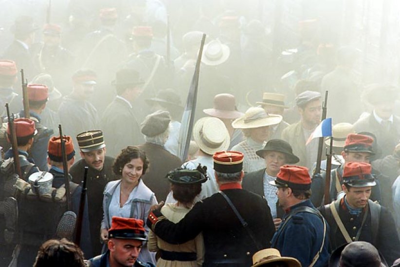 La chambre des officiers, en pleine Première Guerre mondiale La chambre des officiers, en pleine Première Guerre mondiale