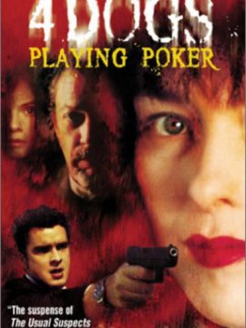 Four Dogs Playing Poker