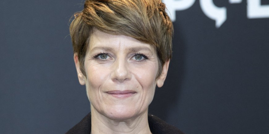 Marina Fois lors de la 2e édition du Festival du film de polar de Reims, le 6 avril 2022.