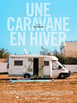 Une caravane en hiver