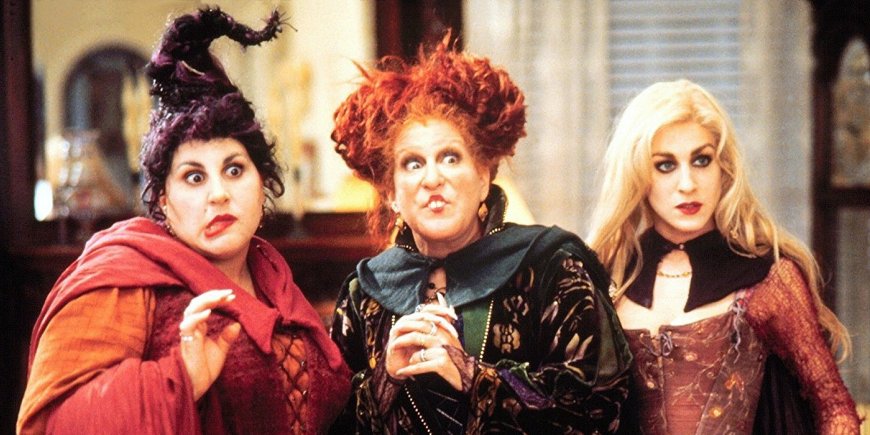 Bette Midler, Kathy Najimy et Sarah Jessica Parker, les trois sorcières d'