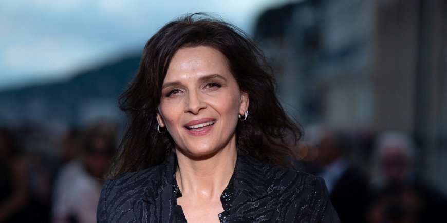 Juliette Binoche lors du 33e Festival de Cabourg, le 16 juin 2019.