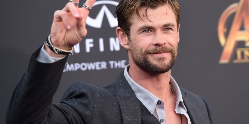 Chris Hemsworth à la première de