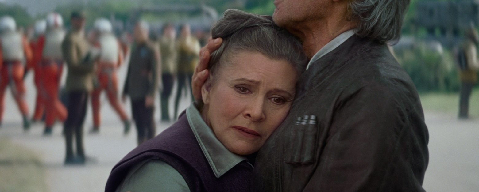 Carrie Fisher de retour dans son rôle iconique de la princesse Leia pour 