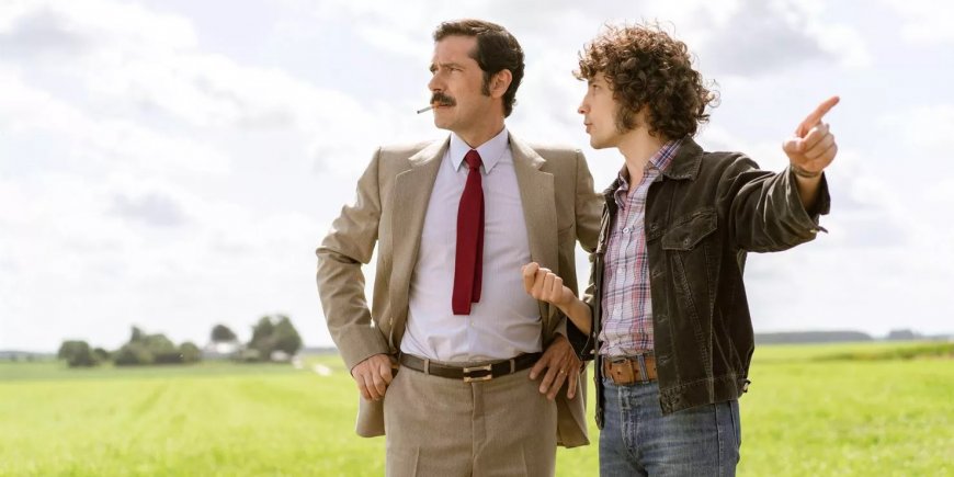 Melvil Poupaud et Quentin Dolmaire dans la série