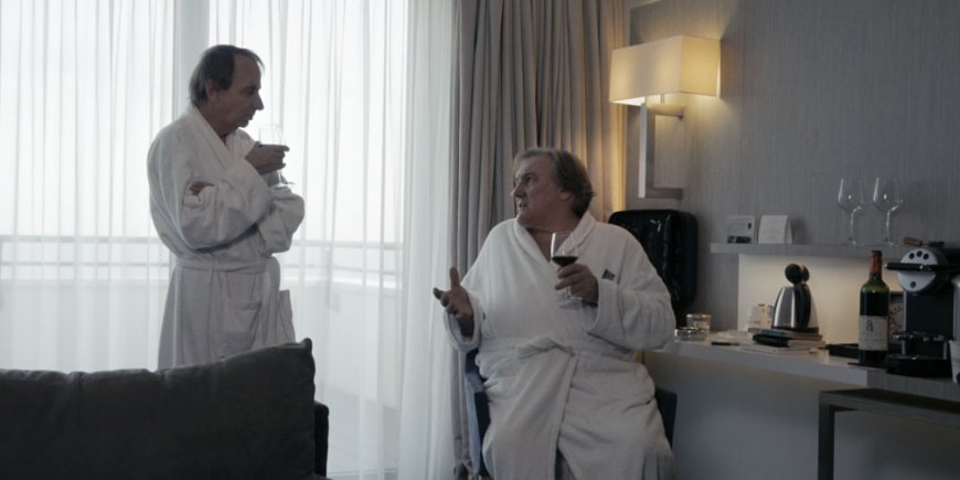Michel Houellebecq et Gérard Depardieu dans