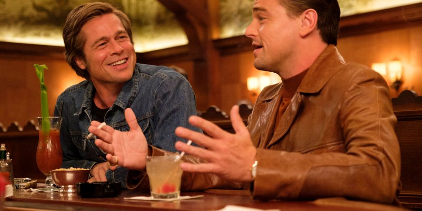 Brad Pitt et Leonardo DiCaprio dans