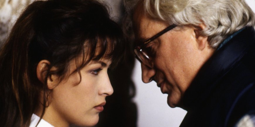 Sophie Marceau et Bertrand Tavernier sur le tournage de