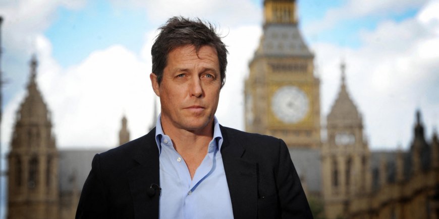 Hugh Grant devant le Parlement à Londres, le 6 juillet 2011.